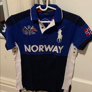Ralph Lauren Polo Norway Edition size medium.